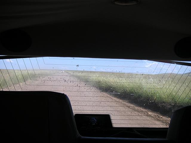 Rob keeping his air filter clean by keeping his distance.