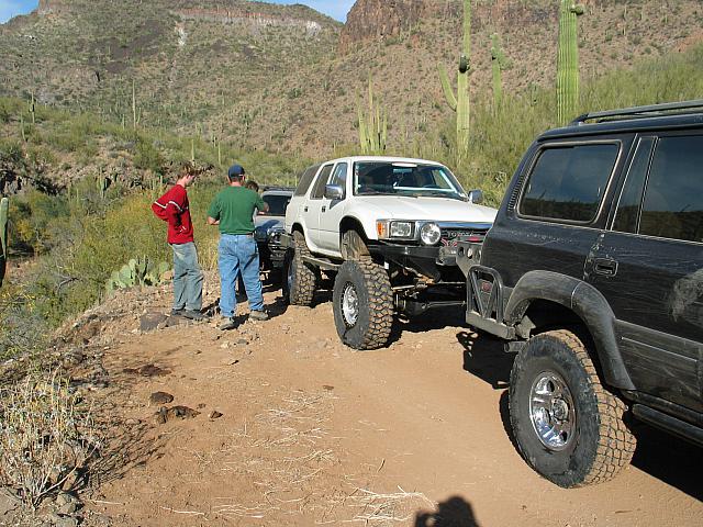 Big lift on that Toyota
