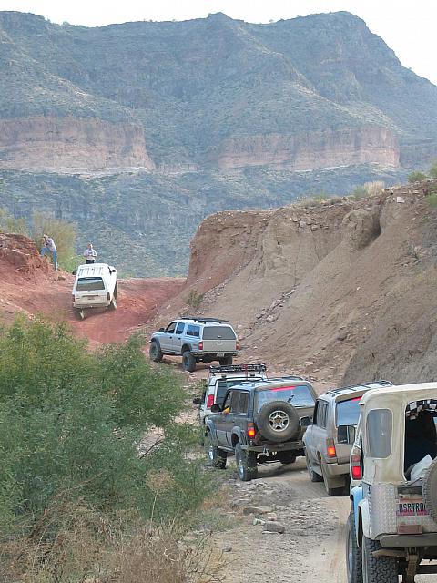 Not much in the way of obstacles on this run.