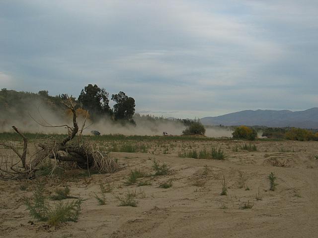 Zooming along the riverbed