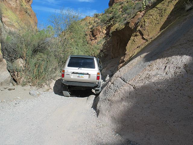 John Shotts has a little fun in Box Canyon