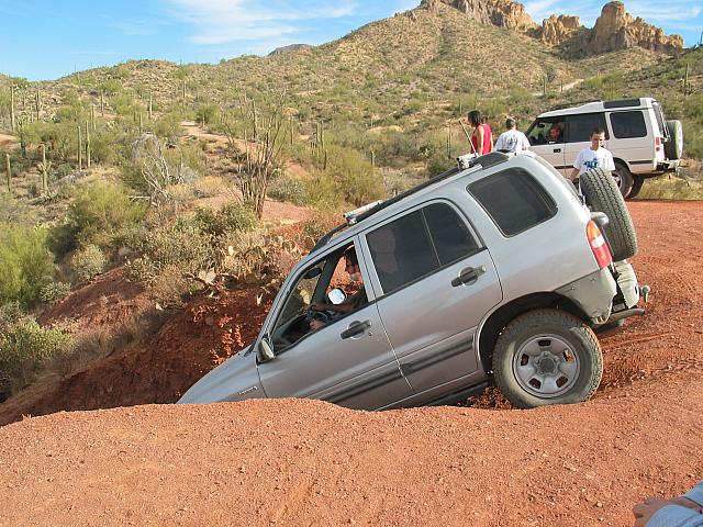 Jeff Scott drives down the play hill.