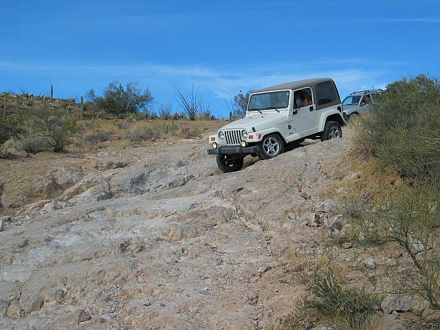 Carl gets his Jeep twisted up.