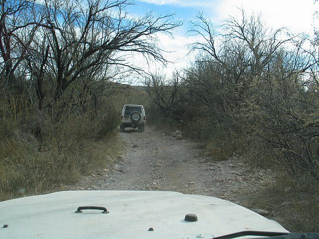 Wheeling by the Gila River.