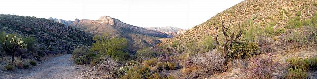 The view heading into White Canyon.