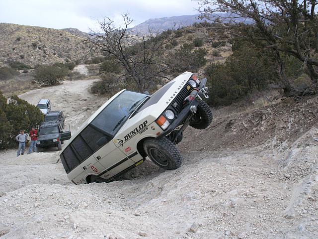 Chad gets his tire in the air