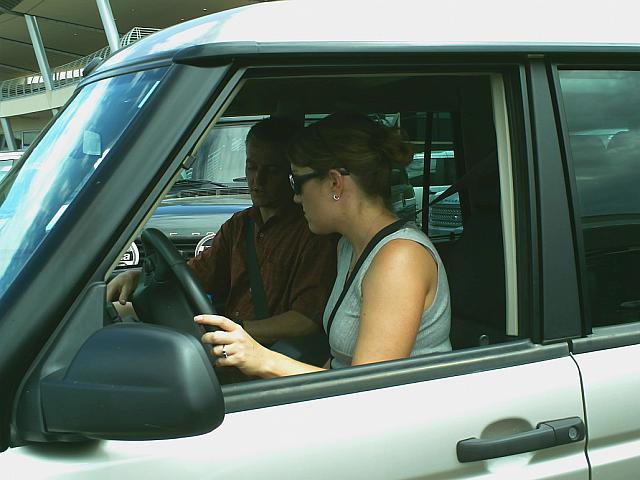 Greg Stephens Instructs Emily before taking the course.