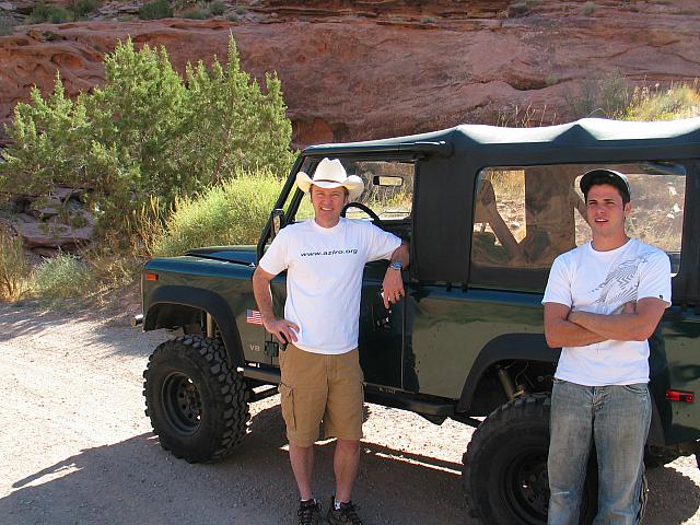 Jeff shows off his AZLRO T-Shirt
