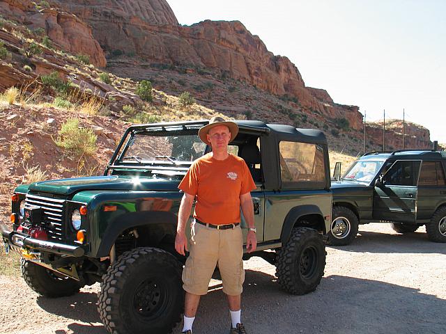 Jon stands in front of Jeff's D90.