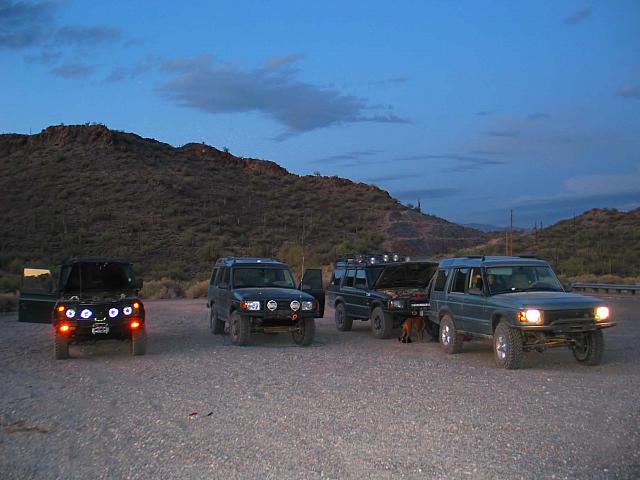 Airing up at the end of the day