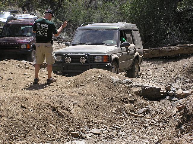 Geoff attempts the ledge