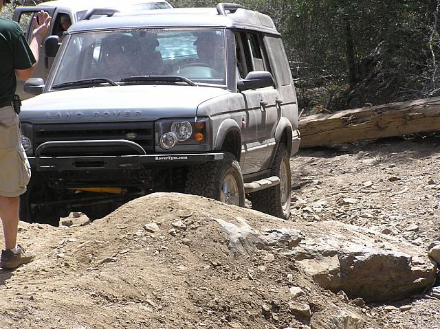 Stuart goes for it, white knuckles and all..