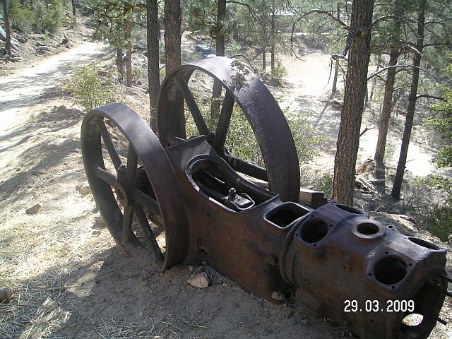 mining relics at the restaurant