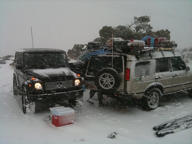 Packing up in the morning