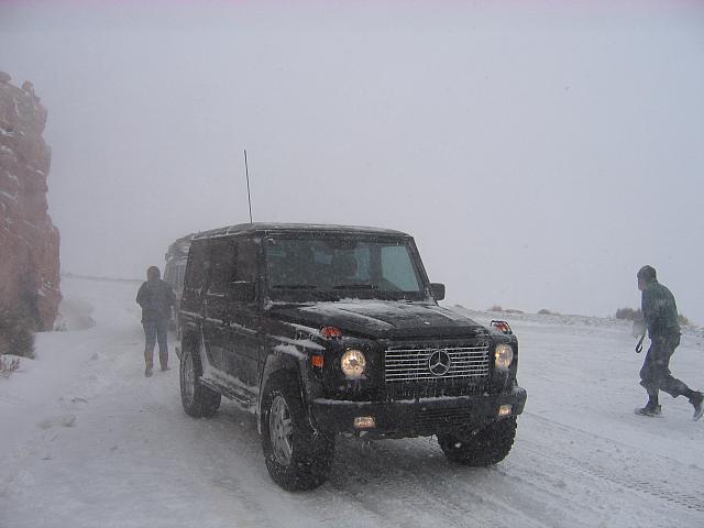 Cold and icy on the Goosenecks