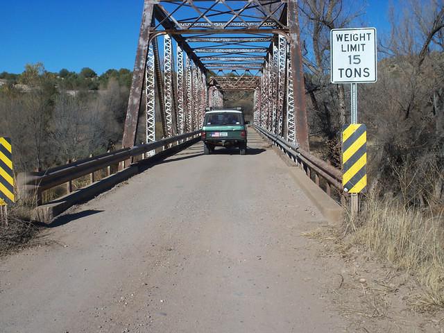 Bridge over the Verde River on the way to Henderson Flat.