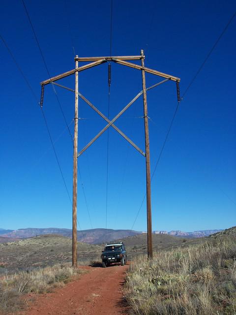 Powerline Road near Horseshoe Canyon.