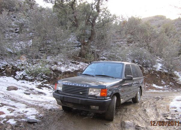 Steve's Rover just past the Ora Belle Mine