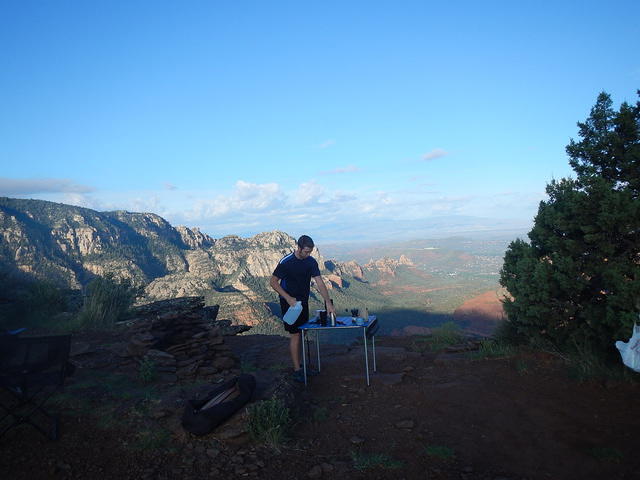 A few pics from pre-run camping