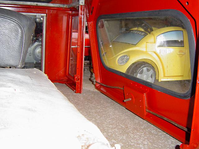 Painted inside of canopy