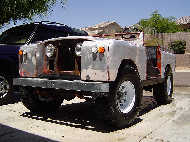 Betty with new treads.  I will put "proper" wheels on one day