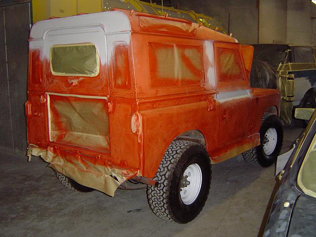 Last work before painting