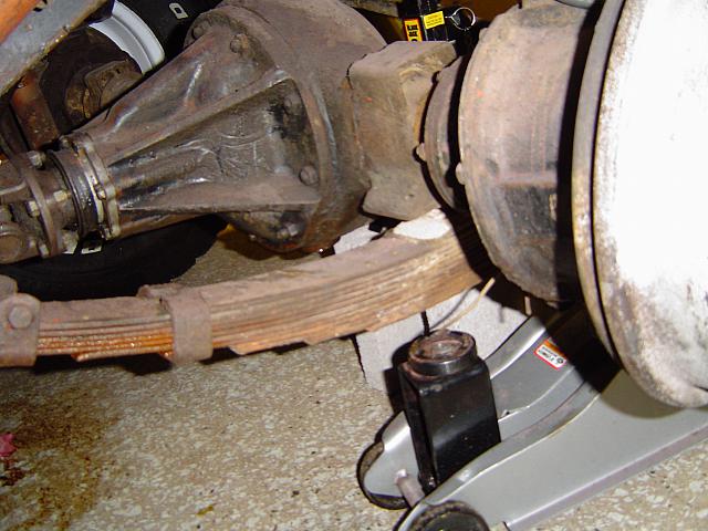 Removing the front spring