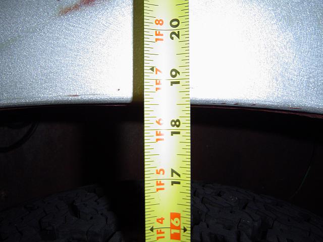 Before - Hub to fender