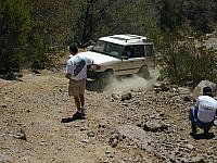 George spotted up the hill by Mike