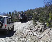 George notices fuel leaking from the filler hose