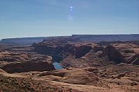 The San Juan river, just past the 1/2 way point on the trail
