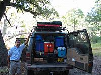 Mike knows how to pack up a Rover.