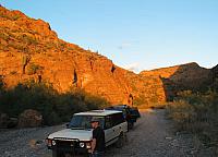 Heading out of Box Canyon