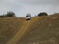 Ziad heads down the fun hill.