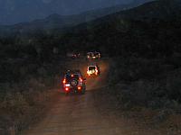 Unscheduled night run is under way.