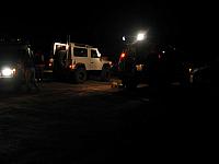 Safely at the end of the trail, we air up.