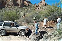 Ted considers a climb