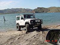 Leo's D90 with Saguaro lake in the background