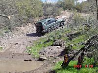 Jon heads up the trail.