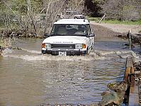 Robert crossing Sycamore Creek