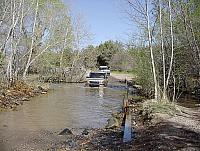 Ziad crossing Sycamore Creek