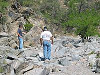 Leo and Mike check out the next section