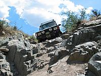 Jon starts to head down the 'step'