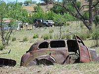 Old cars in Lochiel.
