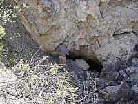 Jon checking a mine in Duquesne.