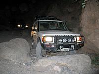 The first obstacle of the night