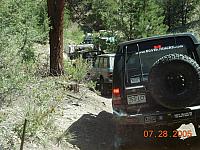 Waiting for an obstacle in Chinaman's Gulch