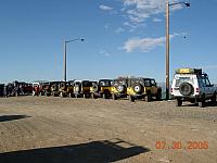 Yellow D-90 lineup at Leadville
