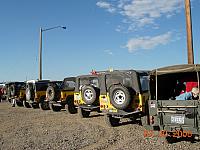 Yellow D-90 lineup at Leadville