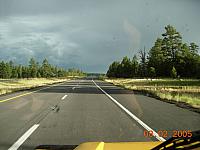Coming into Flagstaff -- BIG storm a-comin'